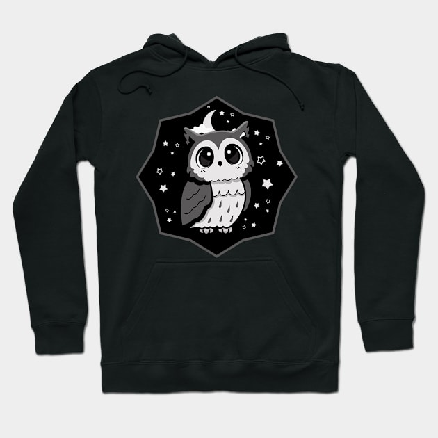 Kawaii Owl Hoodie by FullOnNostalgia